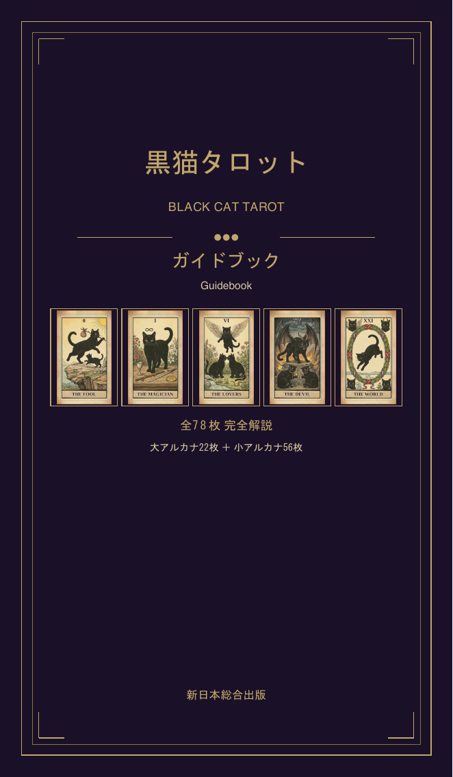 黒猫タロット ガイドブック表紙