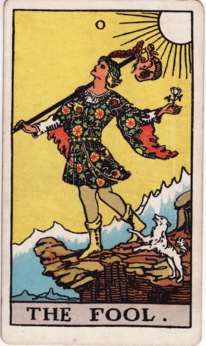 ウェイト版タロット「愚者」1909年原画