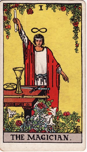 ウェイト版タロット「魔術師」1909年原画