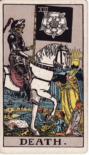 ウェイト版タロット「死神」1909年原画