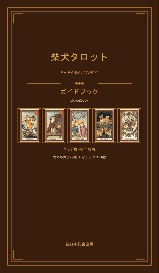 柴犬タロット ガイドブック表紙